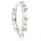 9ct Baguette Gem Huggies from Ella Ray Jewellery: Elegant, versatile huggie earrings crafted from 9ct gold with sparkling baguette-cut gems in a variety of colors, perfect for everyday glamour.