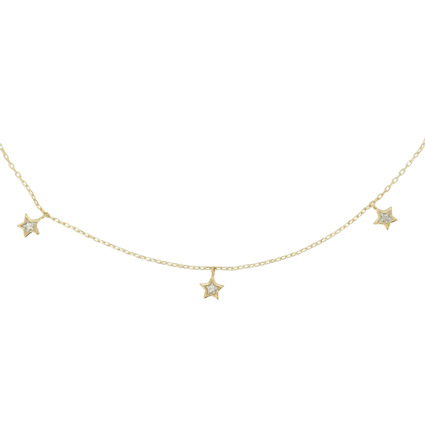 14ct Diamond Star Bracelet