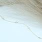 14ct recycled gold diamond bracelet  on white background with pampas