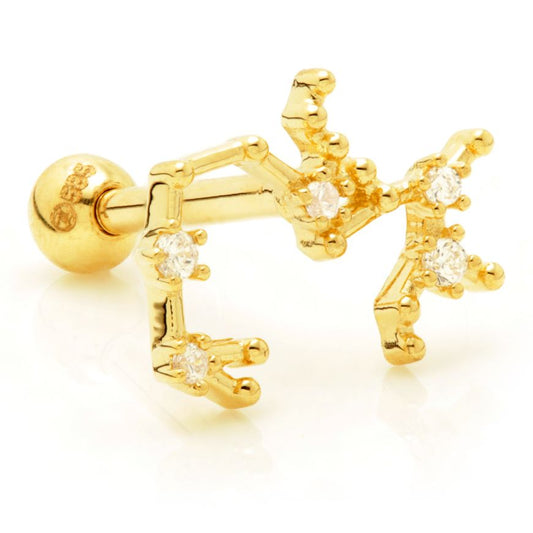 Sagittarius Zodiac Constellation Microbar - Cartilage Earrings